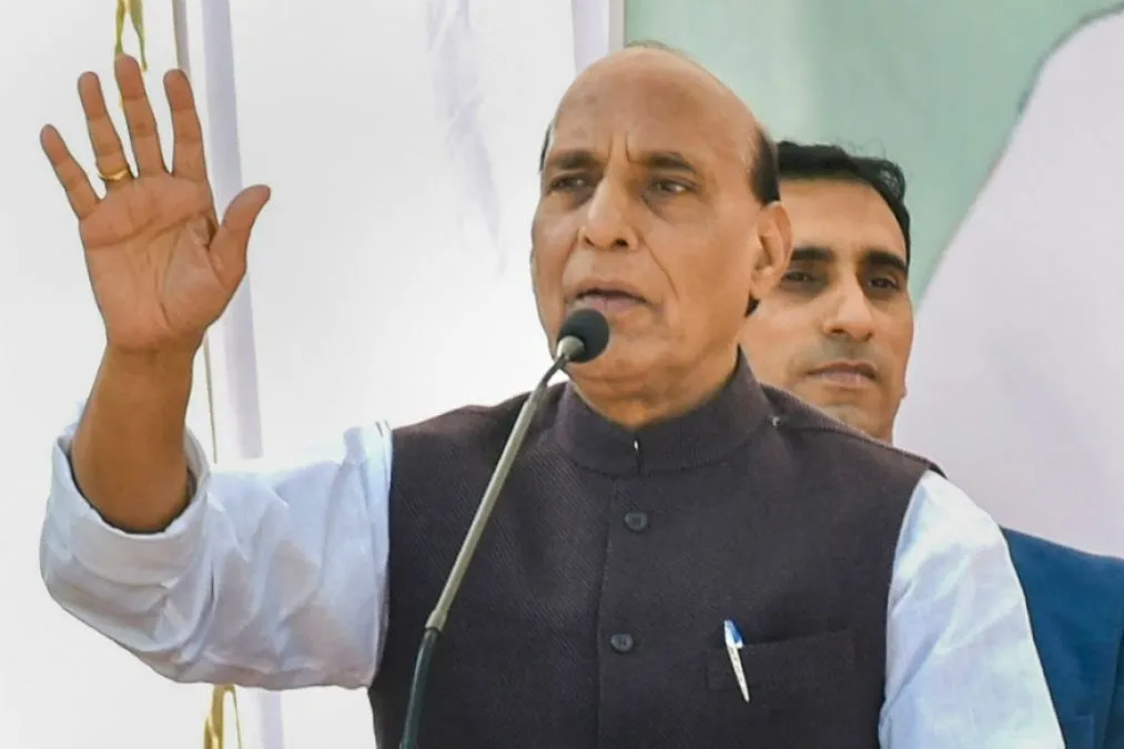 राजनाथ सिंह ने पाकिस्तान को चेतावनी दी