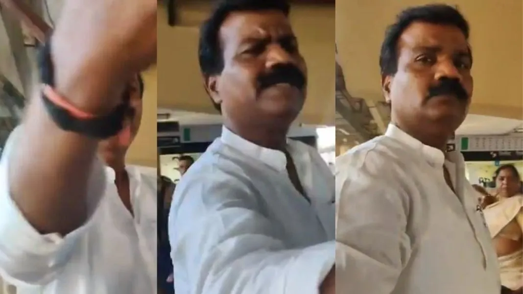 कॉन्ग्रेस नेता का बेहूदा रवैया: मेट्रो में सुरक्षकर्मियों को धमकी, महिला पत्रकार से बदसलूकी