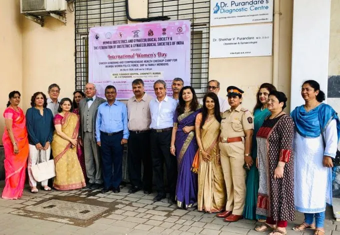 महिला पुलिस कर्मियों के लिए गर्भाशय स्तन कैंसर जांच शिबिर