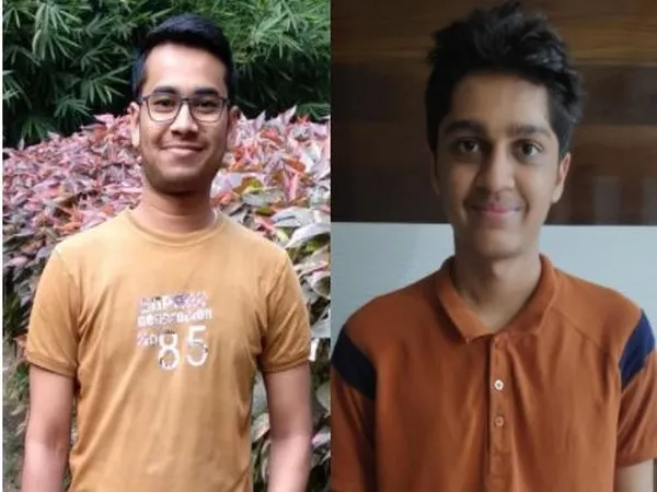 आईआईटी बॉम्बे के छात्र रोहित कुमार चौधरी और केविन अग्रवाल, जिन्होंने एआईआर स्कैनर विकसित किया