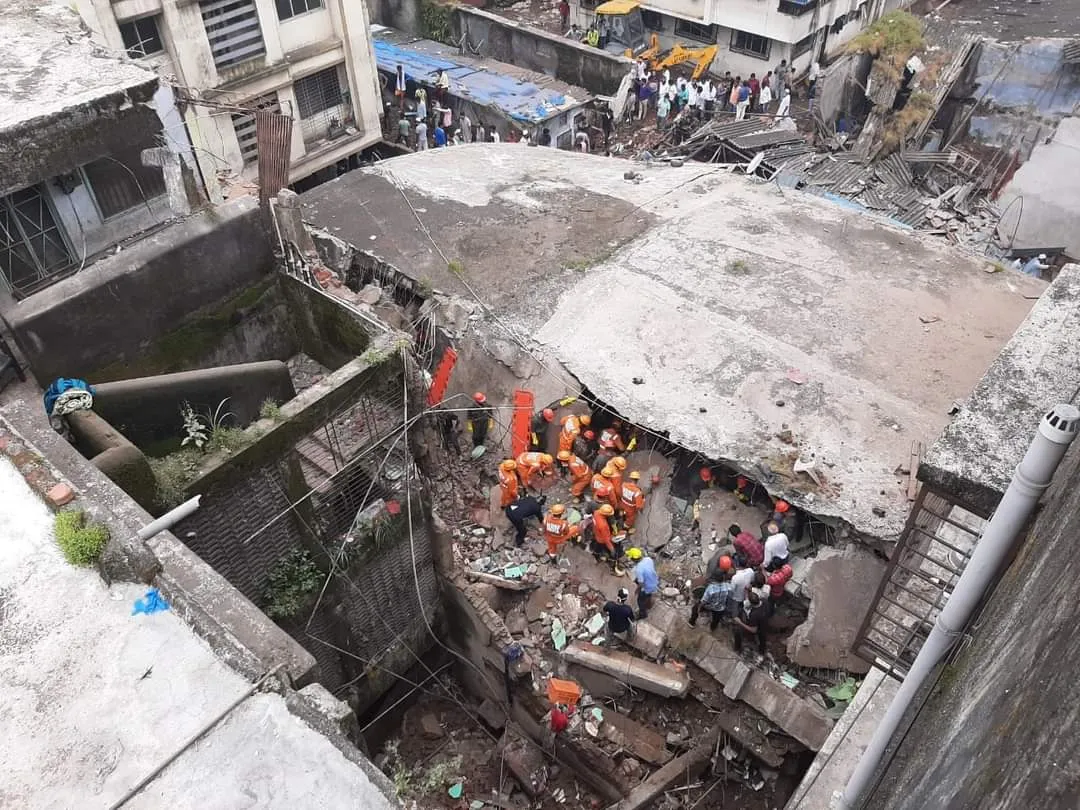 भिवंडी इमारत हादसा सात और लोगों के शव बरामद होने के बाद मरने मृतक संख्या बढ़कर 25 हुई