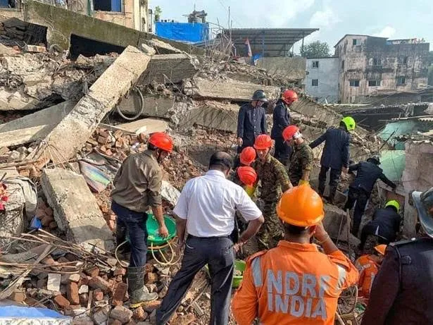 भिवंडी में तीन मंजिला इमारत के ढहने के कारण मरने वालों की संख्या बढ़कर 33 हो गई