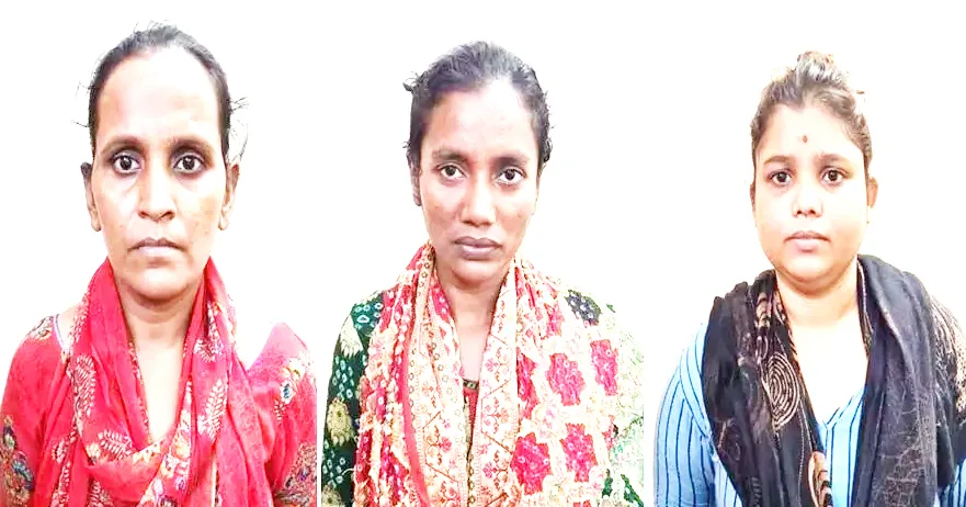 मुंबई की रहने वाली 3 फेसबुक नौकरानियां चोरी करने के आरोप में गिरफ्तार…