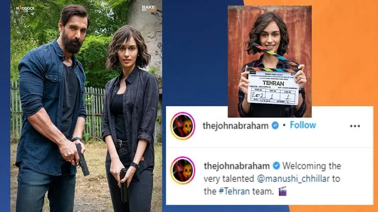 मानुषी छिल्लर बहुत जल्द जॉन अब्राहम के साथ एक्शन थ्रिलर 'तेहरान' में दिखाई देंगी
