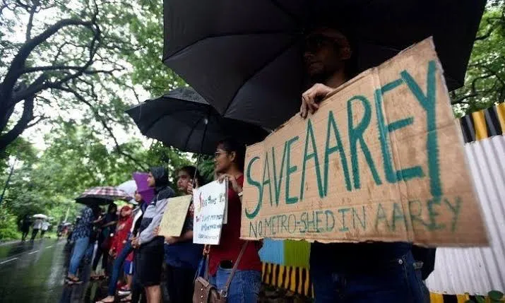 आरे वन क्षेत्र को बचाने के लिए पर्यावरणविदों ने किया शांतिपूर्ण विरोध का आह्वान