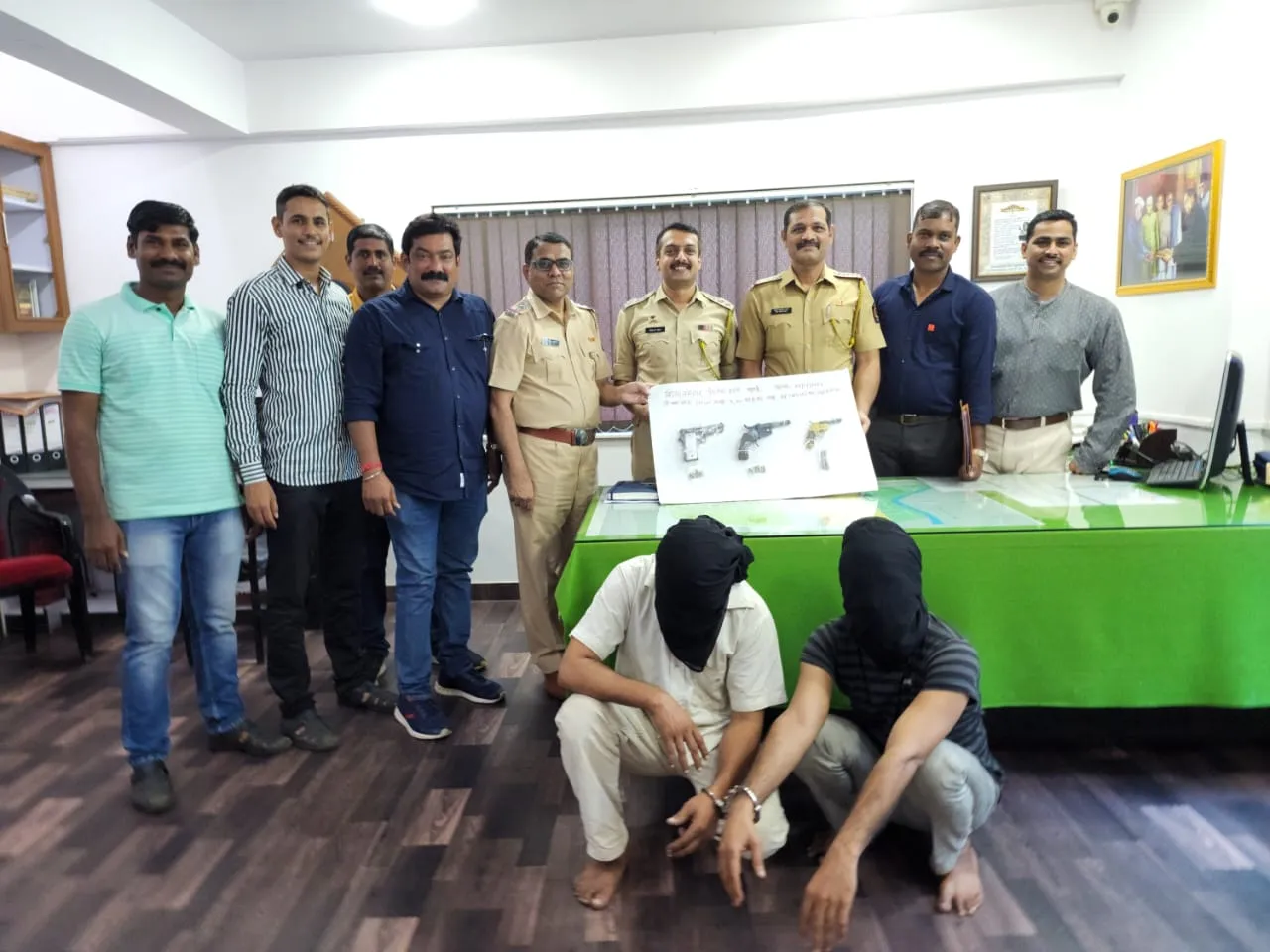 शिवाजी नगर पोलिस का बड़ा कारनामा हथियारों की तस्करी करने आये दो लोगों को गस्त के दौरान किया गिरफ्तार 