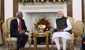 प्रधानमंत्री नरेंद्र मोदीने मालदीव के राष्ट्रपति सोलिह से की मुलाकात