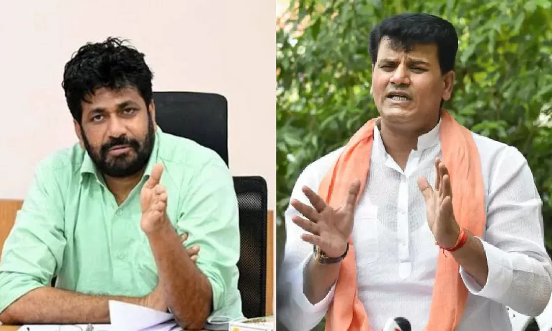 विधायक रवि राणा और निर्दलीय विधायक बच्चू कडू के बीच भीषण विवाद...