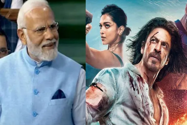 पीएम मोदी ने की शाहरुख खान की पठान की तारीफ