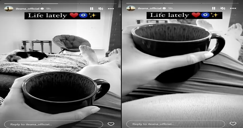 एक्ट्रेस इलियाना डिक्रूज ने पहली बार फुल बेबी बंप फ्लॉन्ट करते हुए शेयर की वीडियो...  पोस्ट में लिखा- 'जिंदगी हाल ही में'