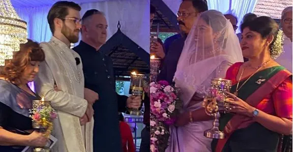 15 साल बाद Jewish शादी का गवाह बना केरल, विवाह सूत्र में बंधा अमेरिका का दूल्हा और राज्य की दुल्हन