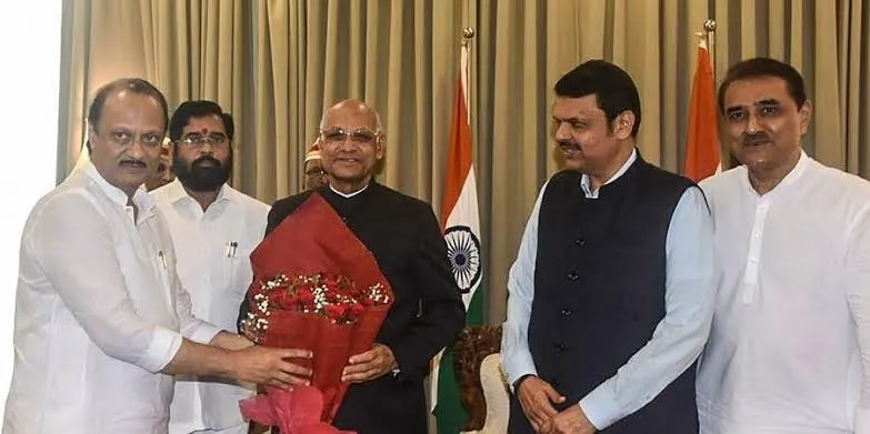 अजित पवार ने बीजेपी, शिवसेना के साथ महागठबंधन के नाम का ऐलान किया