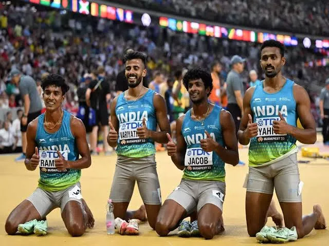 भारतीय पुरुष 4x400 मीटर रिले टीम विश्व एथलेटिक्स चैंपियनशिप के फाइनल में पहुंच गई