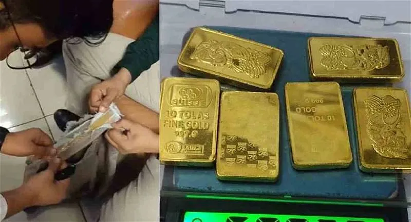 सीमा शुल्क विभाग ने मुंबई एयरपोर्ट से बरामद किया 6 किलो सोना