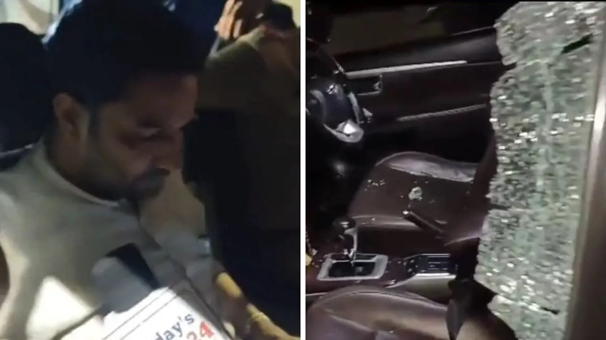 अंधेरी में शिंदे खेमे के नेता अल्ताफ पेवेकर की कार पर हमला