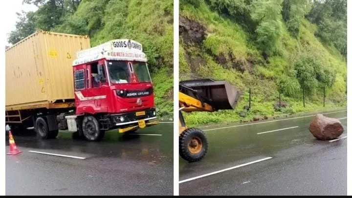 बड़े भूस्खलन से मुंबई-अहमदाबाद राष्ट्रीय राजमार्ग अस्थायी रूप से बाधित हो गया
