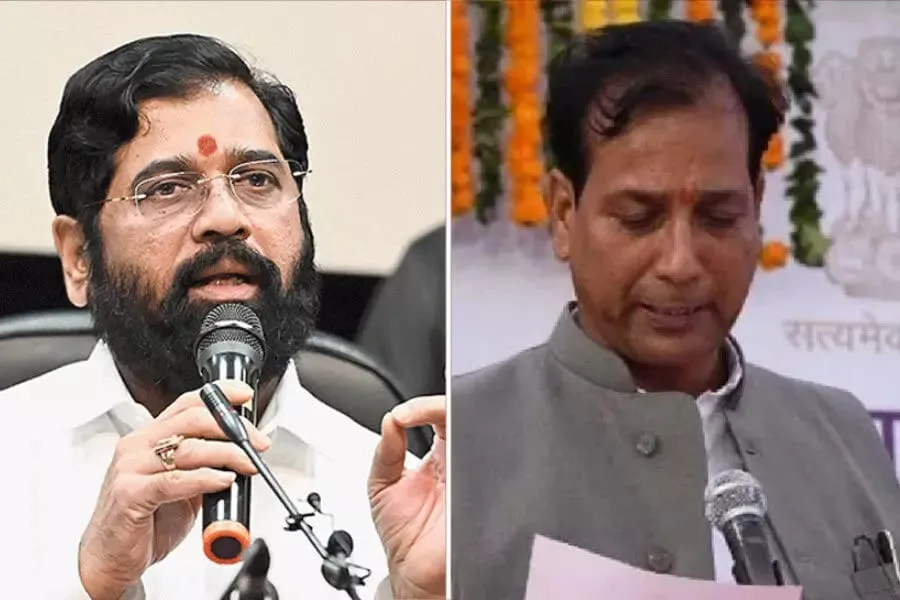 महाराष्ट्र के मुख्यमंत्री एकनाथ शिंदे ने राजस्थान के बर्खास्त मंत्री राजेंद्र सिंह गुढ़ा का शिवसेना में स्वागत किया