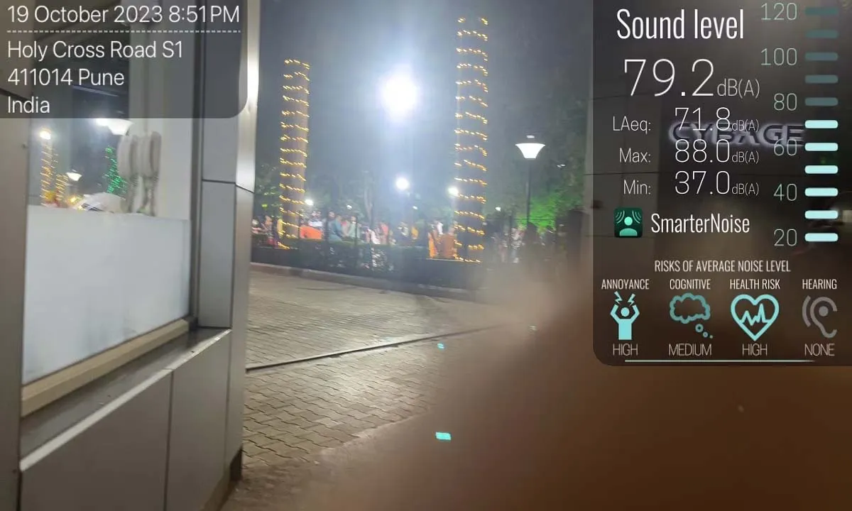 वडगांव शेरी के निवासियों ने IT कंपनी के ध्वनि प्रदूषण से मांगी राहत