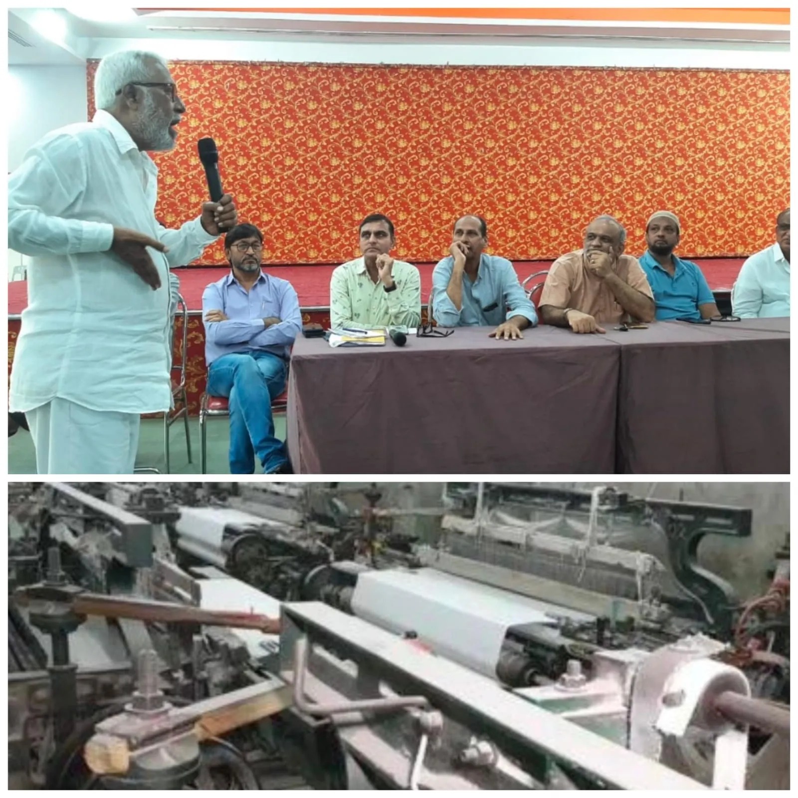 भिवंडी पावरलूम उद्योग 1 से 20 नवंबर तक मुकम्मल बंद रखने की घोषणा ।