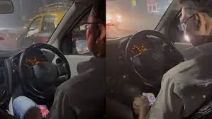 उबर ड्राइवर स्पीड में कार चलाते समय देख रहा इस्टांग्राम रील्स... पीड़ित ने शेयर किया वीडियो