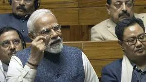 पीएम नरेंद्र मोदी ने लोकसभा को किया संबोधित...  तीन तलाक और धारा 370 पर भी की चर्चा