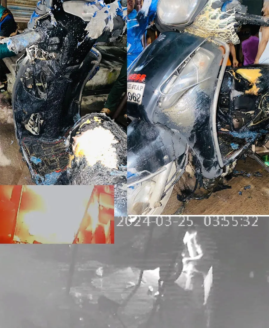 मलाड पूर्व गांधीनगर में गुंडो टपोरियों का आतंक, शिवम सिंह गैग ने वरिष्ठ पत्रकार दीनानाथ तिवारी की गाड़ी को फूंका...