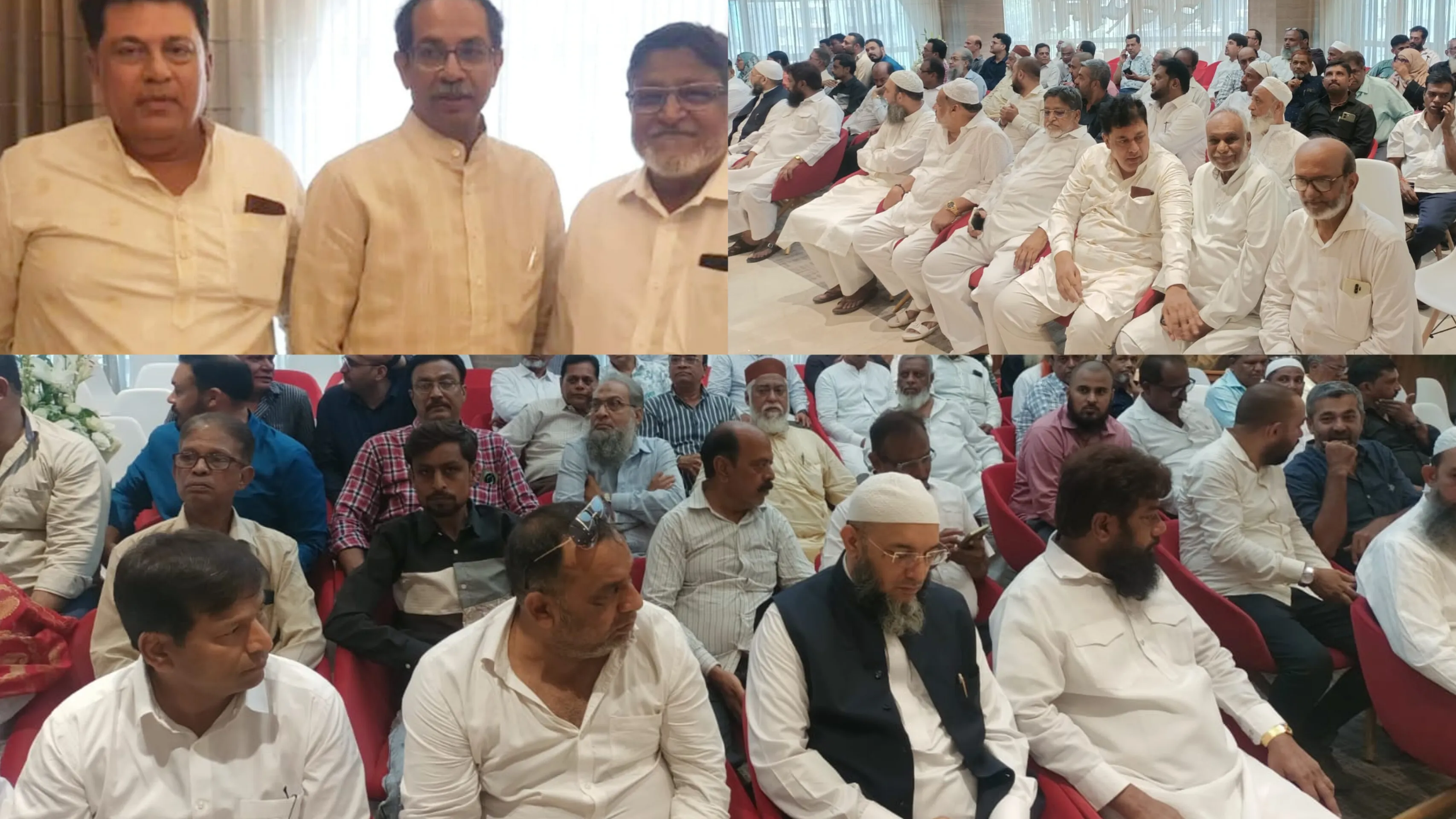 माहिम के मुस्लिम लोगों ने आगामी लोकसभा चुनाव में समर्थन देने के लिए उद्धव ठाकरे से मुलाकात की