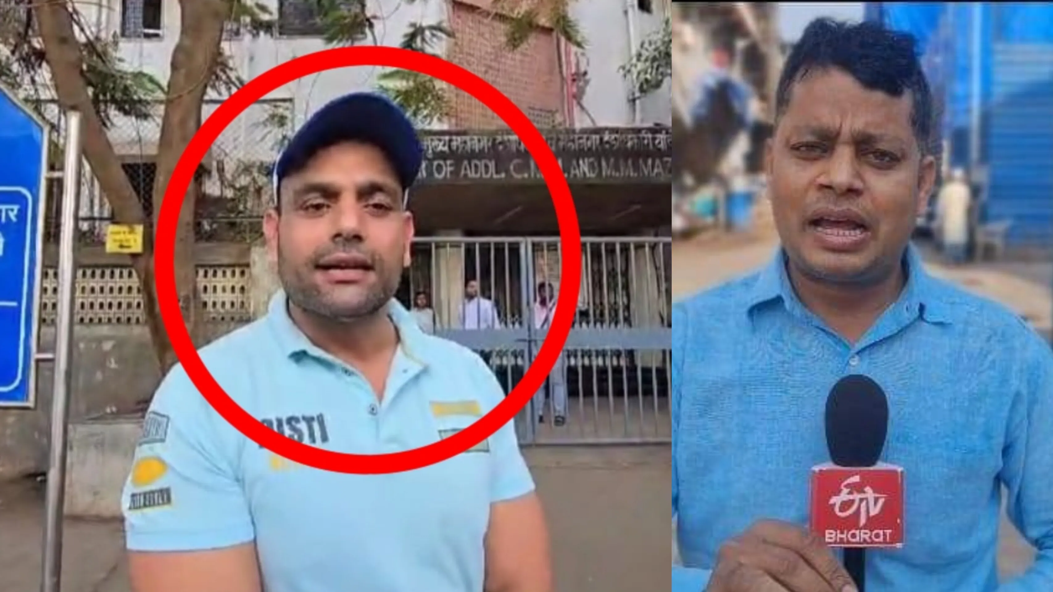 ईटीवी भारत संवाददाता शाहिद अंसारी  द्वारा साहिल खान से सवाल करने पर जान से मारने की धमकी, एफआईआर दर्ज