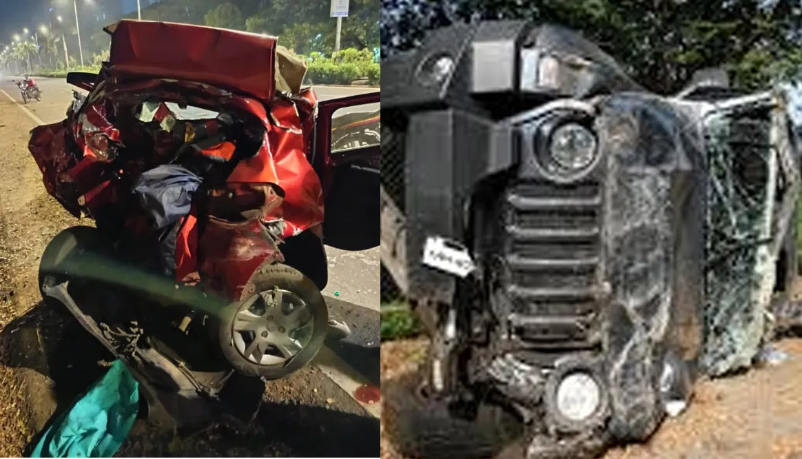 नवी मुंबई: पाम बीच रोड पर दुर्घटना में एक की मौत, दो गंभीर रूप से घायल