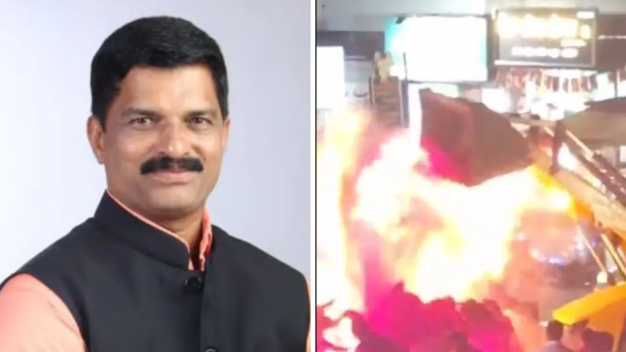 महाराष्ट्र : नवनिर्वाचित निर्दलीय उम्मीदवार शिवाजी पाटिल जीत के जश्न के दौरान गंभीर रूप से झुलस गए