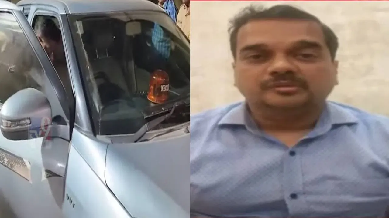 कल्याण : एम्बर लाइट लगी होने के कारण अखिलेश शुक्ला की निजी कार जब्त 