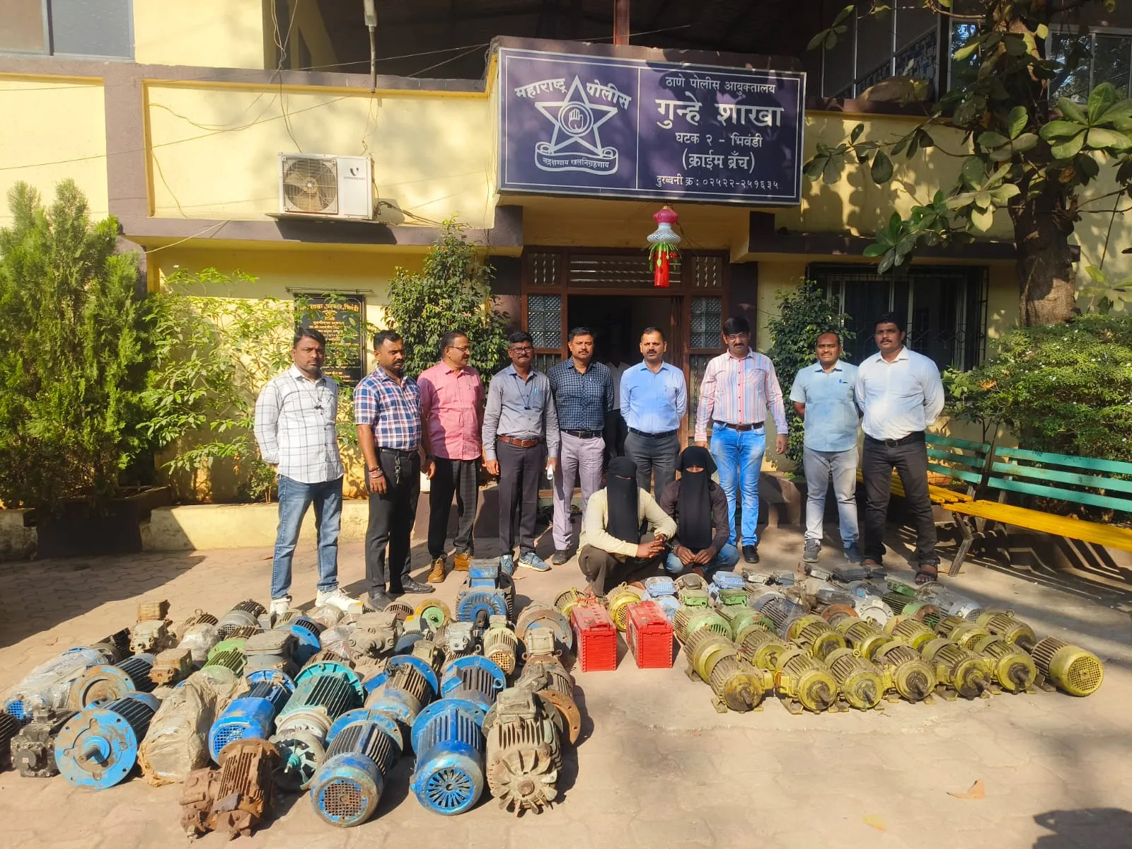 भिवंडी शहर का शातिर अपराधी रायगढ़ जिले से गिरफ्तार।  