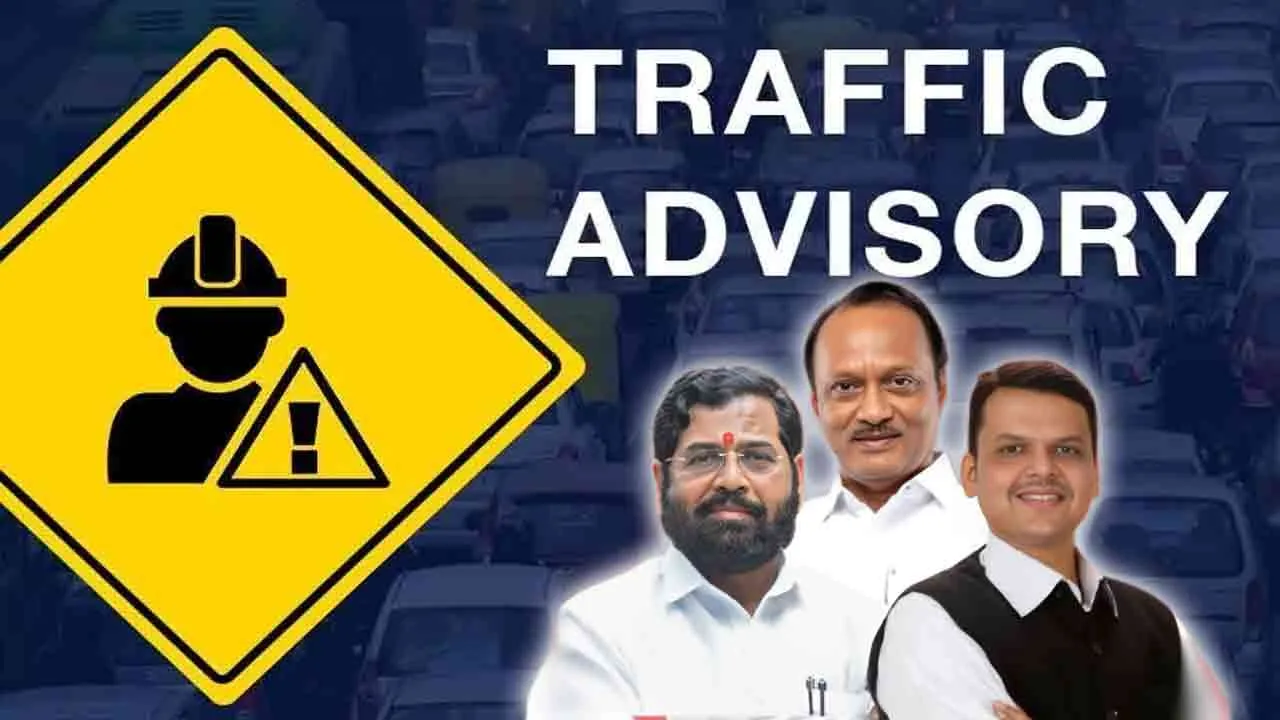 मुख्यमंत्री और दो उपमुख्यमंत्रियों के शपथ ग्रहण समारोह के मद्देनजर ट्रैफिक को लेकर एडवाइजरी जारी