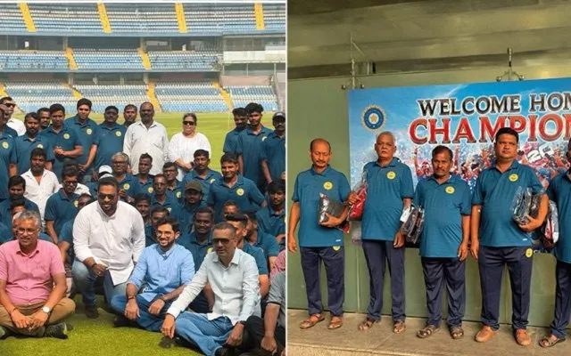 मुंबई : एमसीए ने 178 सक्रिय मैदानकर्मियों को दिए जंबो गिफ्ट हैंपर