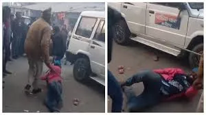 बिहार : डंडे से पीटा, सड़क पर घसीटा… आदिवासी युवक पर पुलिस ने दिखाया वर्दी का रौब, 4 सस्पेंड