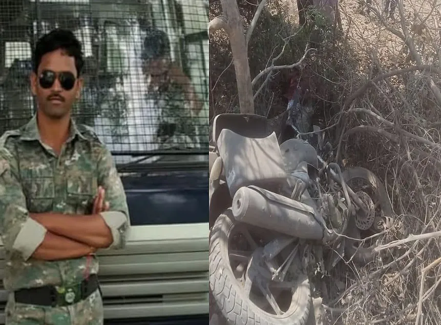 बुलढाणा : शराब तस्कर ने पुलिस कांस्टेबल की बाइक को लात मार दी; पुलिस कॉन्स्टेबल भागवत गिरी की गिरने से मौत 