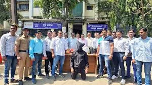 वसई शहर में एक नाइजीरियाई नागरिक को 11. 58 करोड़ रुपये के ड्रग्स के साथ गिरफ्तार 