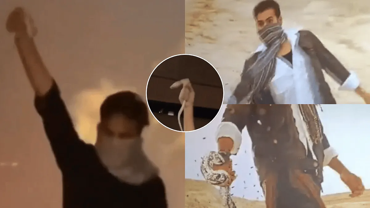 महेश बाबू का प्रशंसक 'खालेजा' की स्क्रीनिंग के दौरान आंध्र प्रदेश के थिएटर में असली सांप लेकर आया