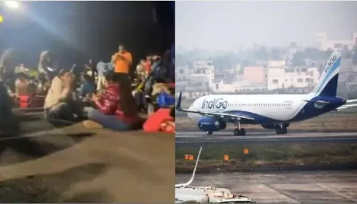 मुंबई : इंडिगो विमान का पिछला हिस्सा रनवे से टकरा गया; इंडिगो पर लगा था 30 लाख का जुर्माना