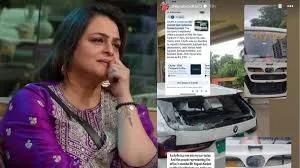 मुंबई : बस ने शिल्पा शिरोडकर की कार में मार दी टक्कर; एफआईआर दर्ज 