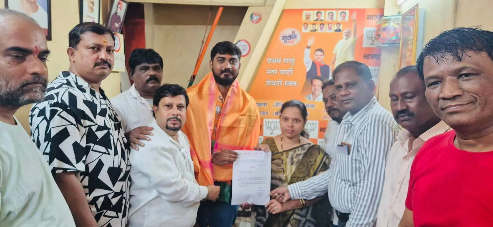 भाजपा धारावी विधानसभा वाल्मिकी मंडल में महिला मोर्चा व युवा मोर्चा अध्यक्ष नियुक्त