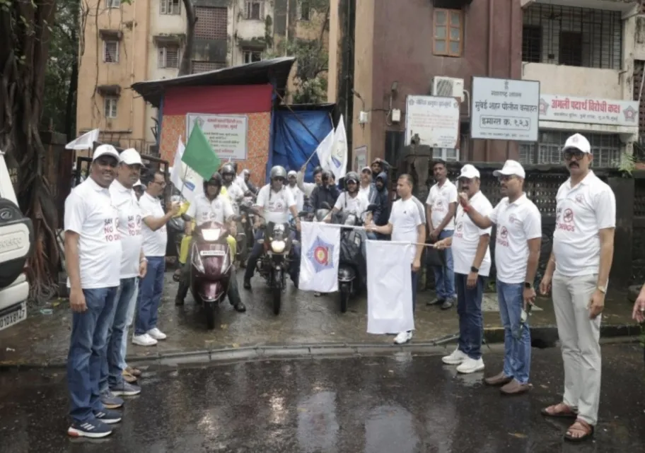 मुंबई में मादक पदार्थ विरोधी जनजागृति रैली का आयोजन