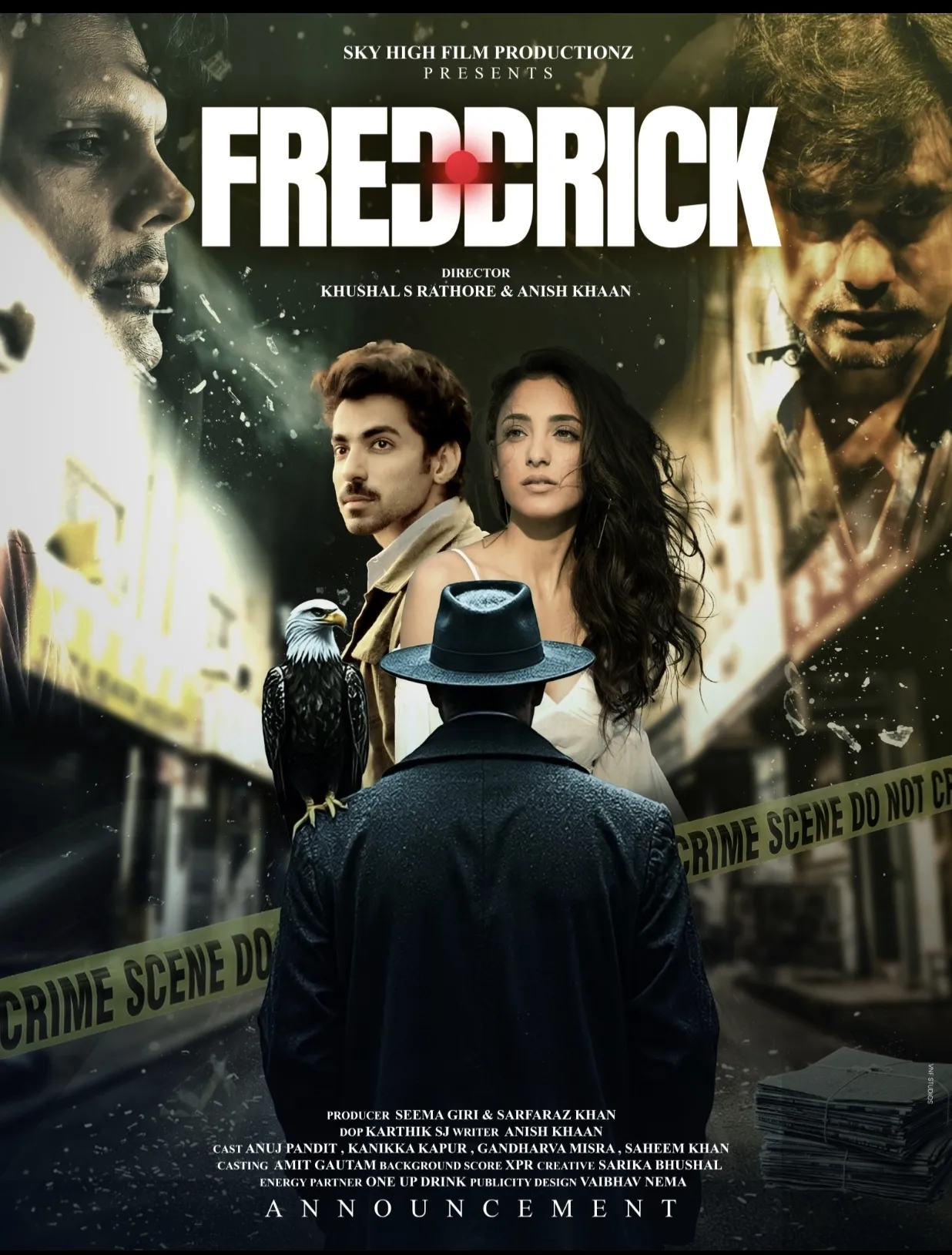 हत्या, दिमागी खेल और रहस्य: “फ्रेड्रिक” का पोस्टर जारी — स्काई हाई फिल्म प्रोडक्शनज़ के डार्क यूनिवर्स की शुरुआत