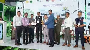 पनवेल : महाराष्ट्र सरकार की ओर से  पनवेल नगर निगम 'माझी वसुंधरा अभियान – ग्रीन सक्सेस स्टोरी अवार्ड 2025' से सम्मानित 