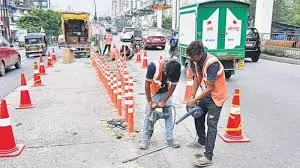 ठाणे : ठाणे-घोड़बंदर रोड पर मुल्लनबाग और पाटिलपाड़ा के बीच सर्विस रोड को जोड़ने का काम शुरू 