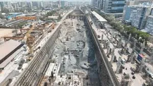 मुंबई : सख्त एंटी-पॉल्यूशन प्रोटोकॉल; फ्लाइंग स्क्वॉड ने बांद्रा-कुर्ला कॉम्प्लेक्स में बुलेट ट्रेन कंस्ट्रक्शन साइट पर नियमों का उल्लंघन पकड़ा 