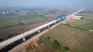 मुंबई : तेज गति से आगे बढ़ रहा है हाई-स्पीड रेल कॉरिडोर पर विद्युतीकरण  का काम