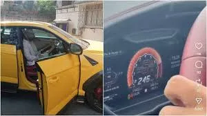 मुंबई: लैंबॉर्गिनी कार को 251 किलोमीटर प्रति घंटे की रफ्तार से सी लिंक पर दौड़ाते हुए वीडियो वायरल; लग्जरी कार जब्त 