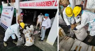 नवी मुंबई  : नशा विरोधी अभियान  बड़ी कार्रवाई, 55 करोड़ का माल जब्त