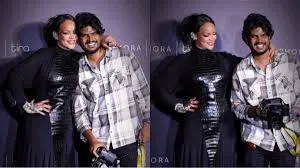 मुंबई : रेड कार्पेट पर रिहानाने  कुछ ऐसा किया; सोशल मीडिया पर वायरल